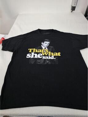 The Office "That's What She Said" Graphic T-Shirt Black Size L
